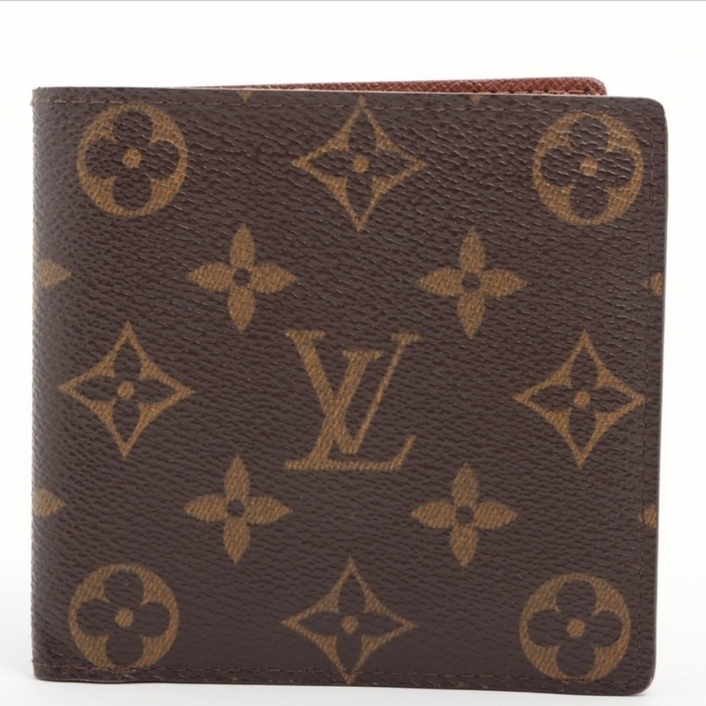 Authentic Louis Vuitton Monogram Portefeuille Marco Compact Wallet